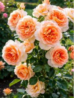 Саджанці троянди Полька 91 на штамбі