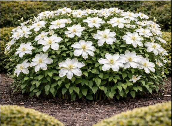 Корневища клематиса White Arabella