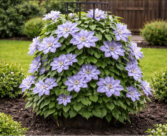 Корневища клематиса Blekitny Aniol