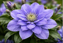 Корневища клематиса Blue Diamond