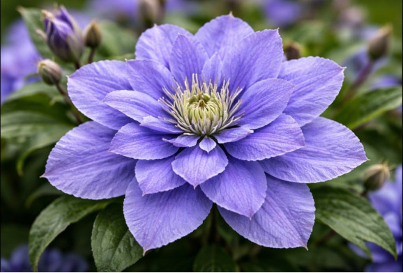 Корневища клематиса Blue Diamond