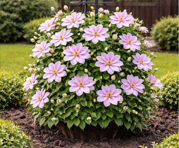 Корневища клематиса Caroline 