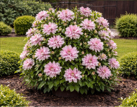 Корневища клематиса Dancing Smile