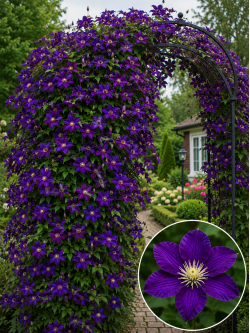 Кореневища клематису Etoile Violette