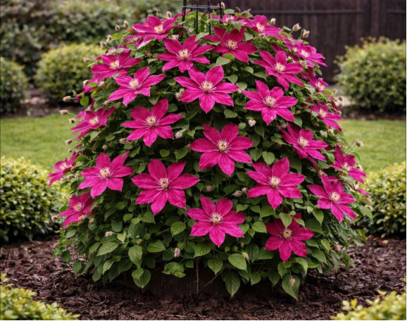 Корневища клематиса Ernest Markham