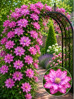 Кореневища клематису Pink Passion