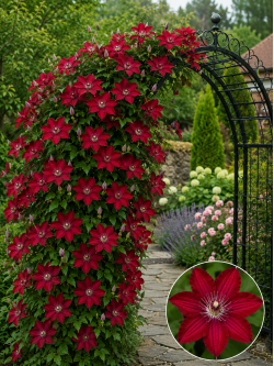 Кореневища клематису Red Passion