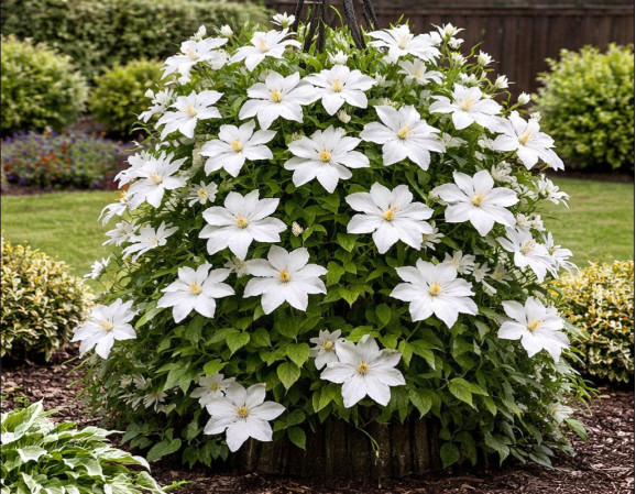 Корневища клематиса Gladys Picard