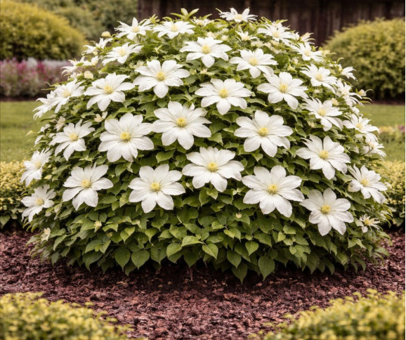 Корневища клематиса Guernsey Cream