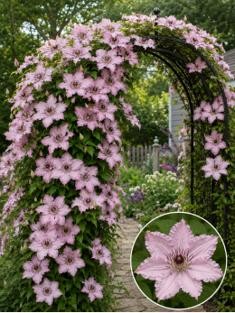 Корневища клематиса Hagley Hybrid