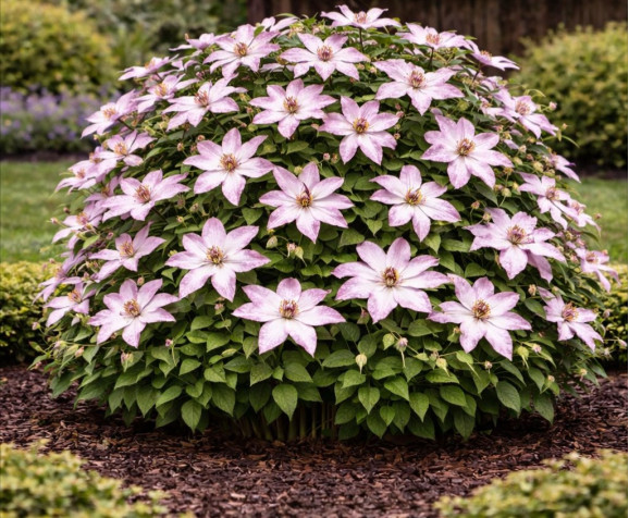 Корневища клематиса Hagley Hybrid