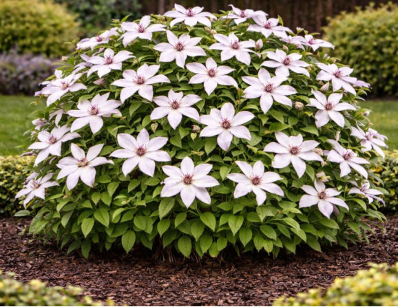 Корневища клематиса Jan Pawel II (John Paul II)