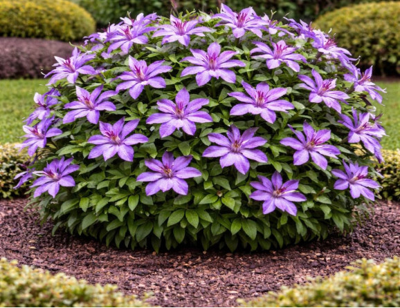 Корневища клематиса Mrs N. Thompson