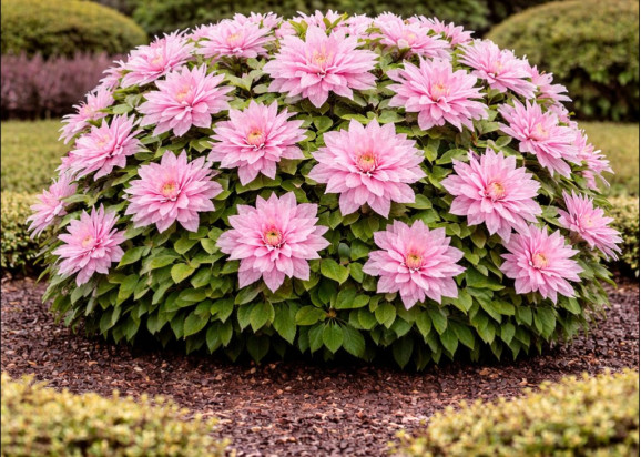 Корневища клематиса Multi Pink