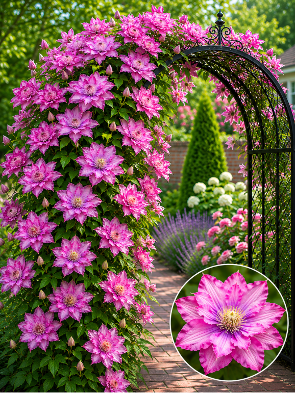 Кореневища клематису Pink Passion