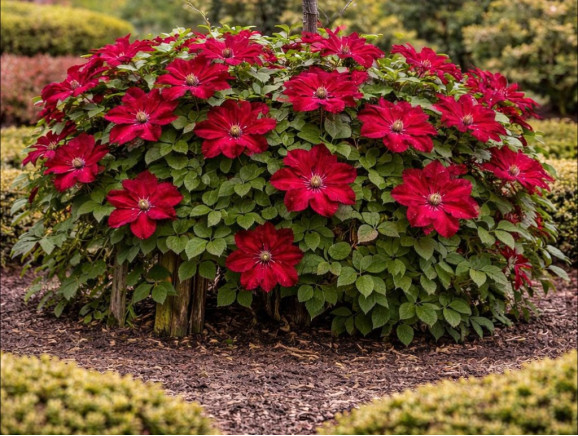 Корневища клематиса Red Passion