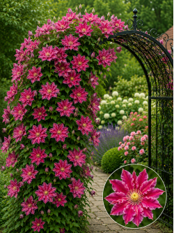 Кореневища клематису Rosalyn