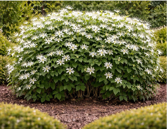 Корневища клематиса Terniflora [Maxim]