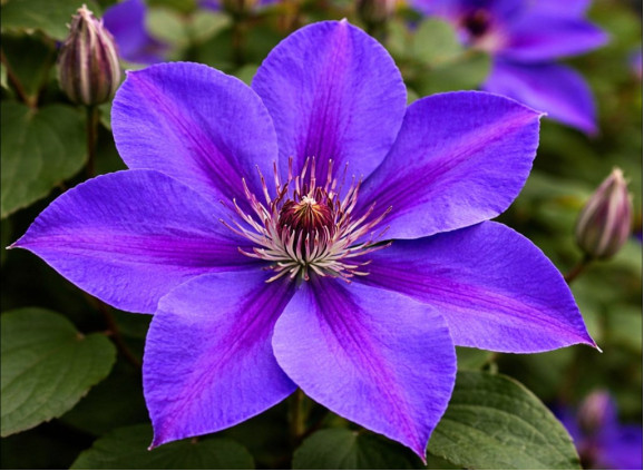 Корневища клематиса The President