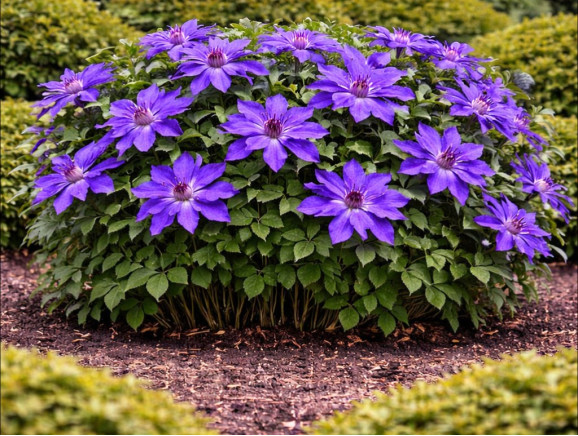 Корневища клематиса The President