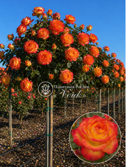 Саджанці троянди Вищий Світ на штамбі