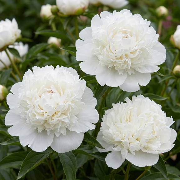 Кореневища півонії White Sarah Bernhardt