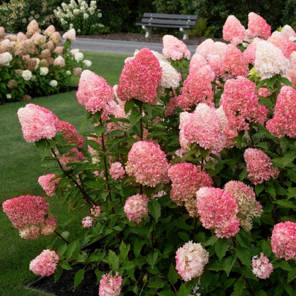 Саджанці гортензії волотистої Pink & Rose (Пінк енд Роуз)