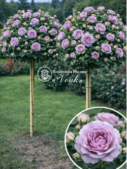 Саджанці троянди Новаліс на штамбі